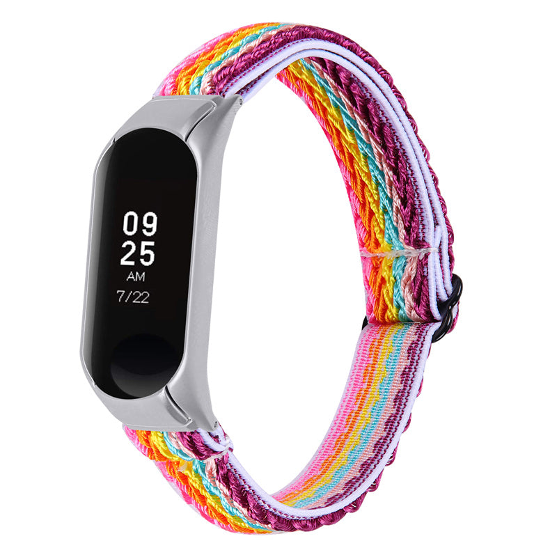 For Xiaomi Mi Band 7 Elastic Replacement Loop Band Nylon Stretch Braided Sport Adjustable Wristband Strap For Xiaomi Mi Band 7 Elastic Replacement Loop Band Nylon Stretch Braided Sport Adjustable Wristband Strap